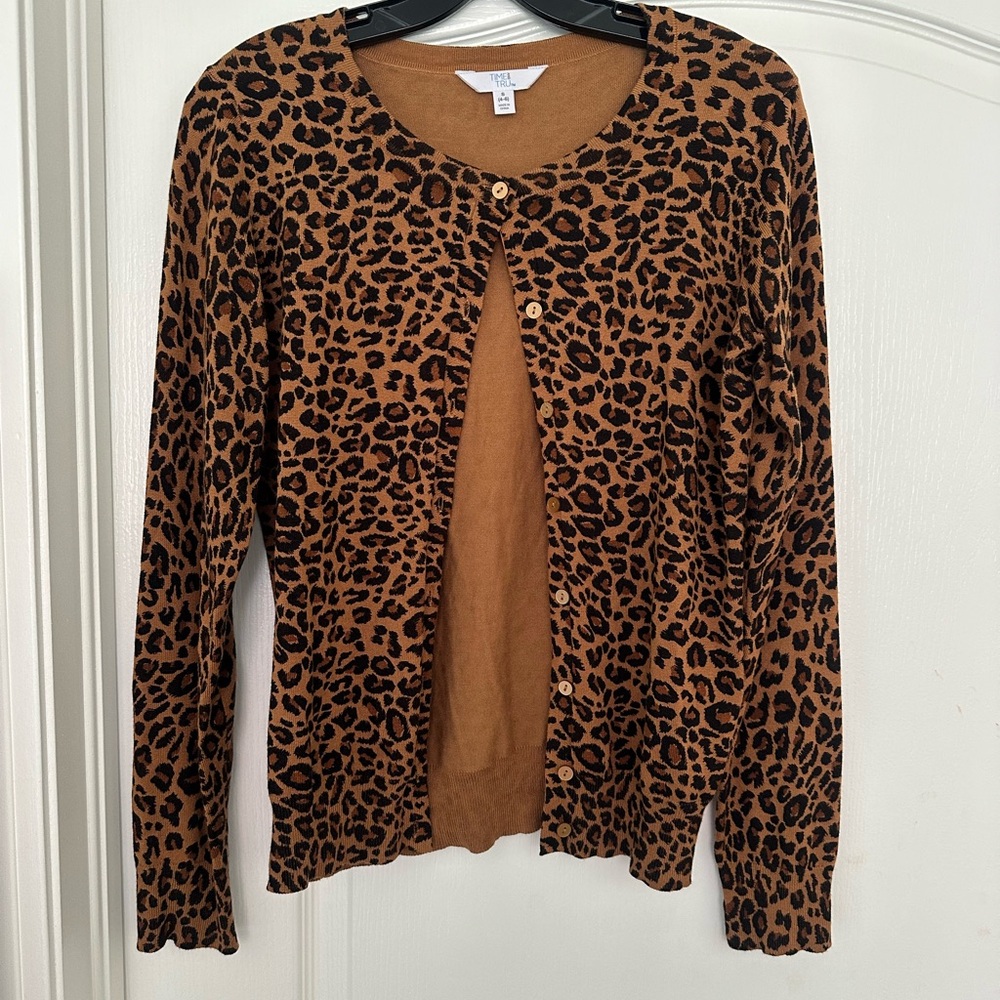 Animal print sweater